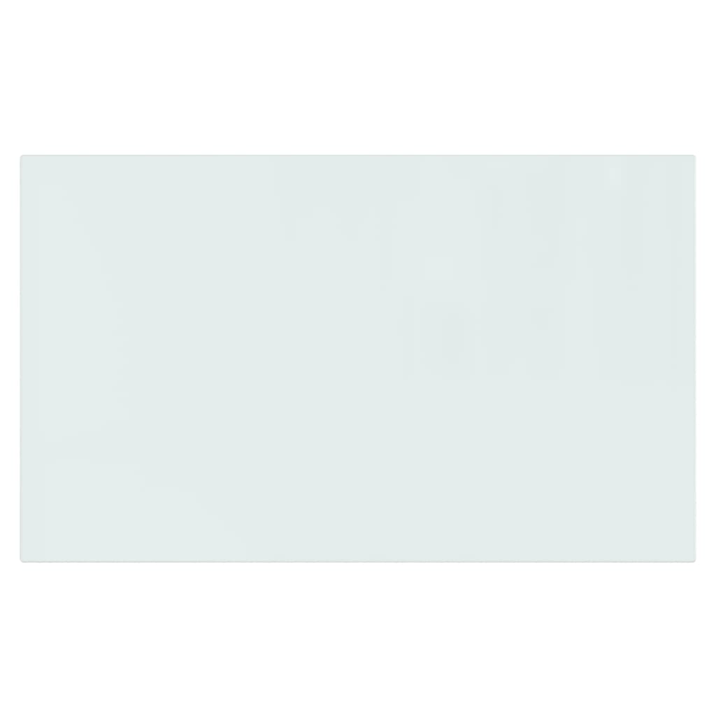 vidaXL Πλάκα Τζακιού Ορθογώνια 100 x 60 εκ. Γυάλινη