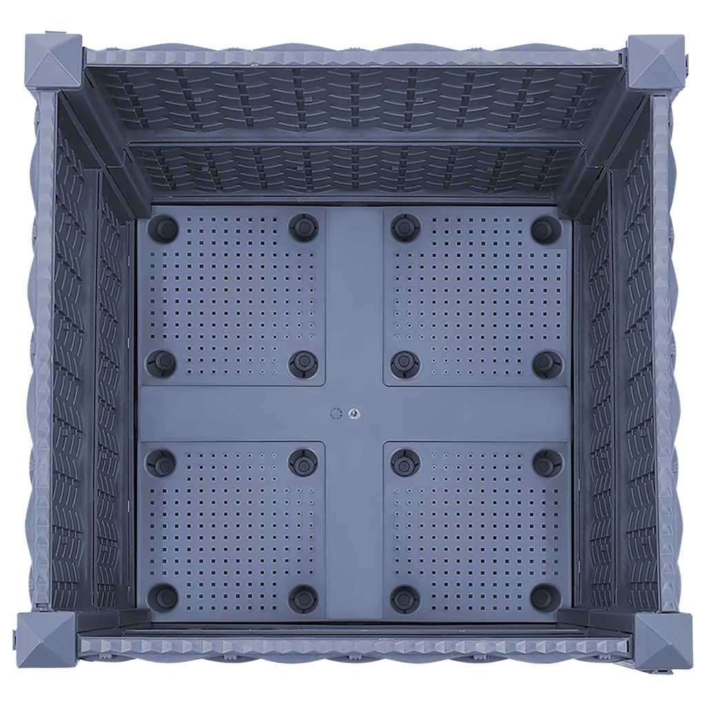 vidaXL Ζαρντινιέρα 40 x 40 x 38 εκ. από Πολυπροπυλένιο