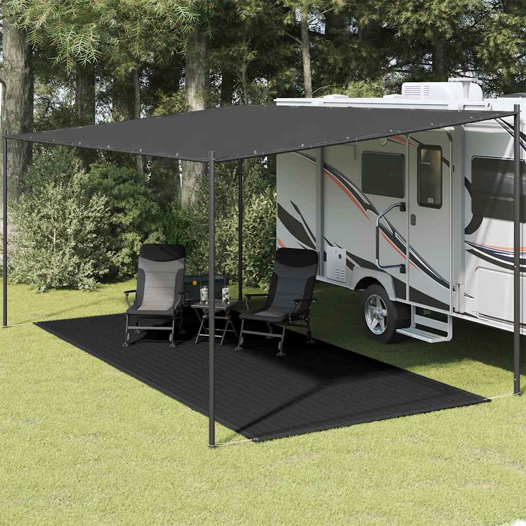 vidaXL Χαλί Σκηνής Μαύρο 250 x 550 εκ.