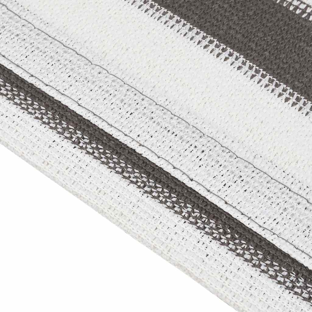 vidaXL Χαλί Σκηνής Ανθρακί / Λευκό 250 x 200 εκ.
