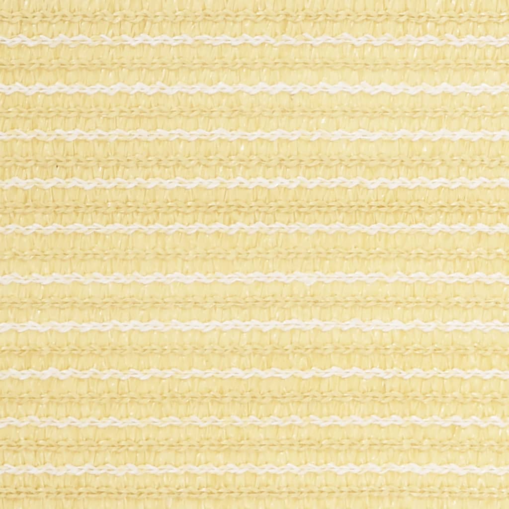 vidaXL Διαχωριστικό Βεράντας Μπεζ 90 x 500 εκ. από HDPE