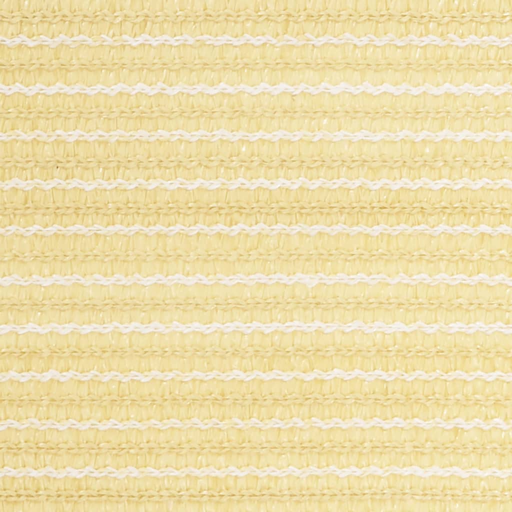 vidaXL Διαχωριστικό Βεράντας Μπεζ 120 x 500 εκ. από HDPE