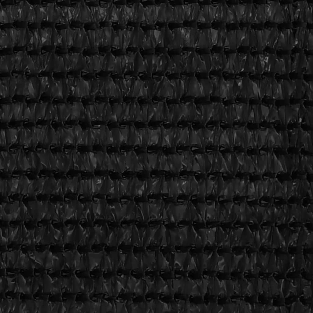 vidaXL Διαχωριστικό Βεράντας Μαύρο 75x400 εκ. από HDPE