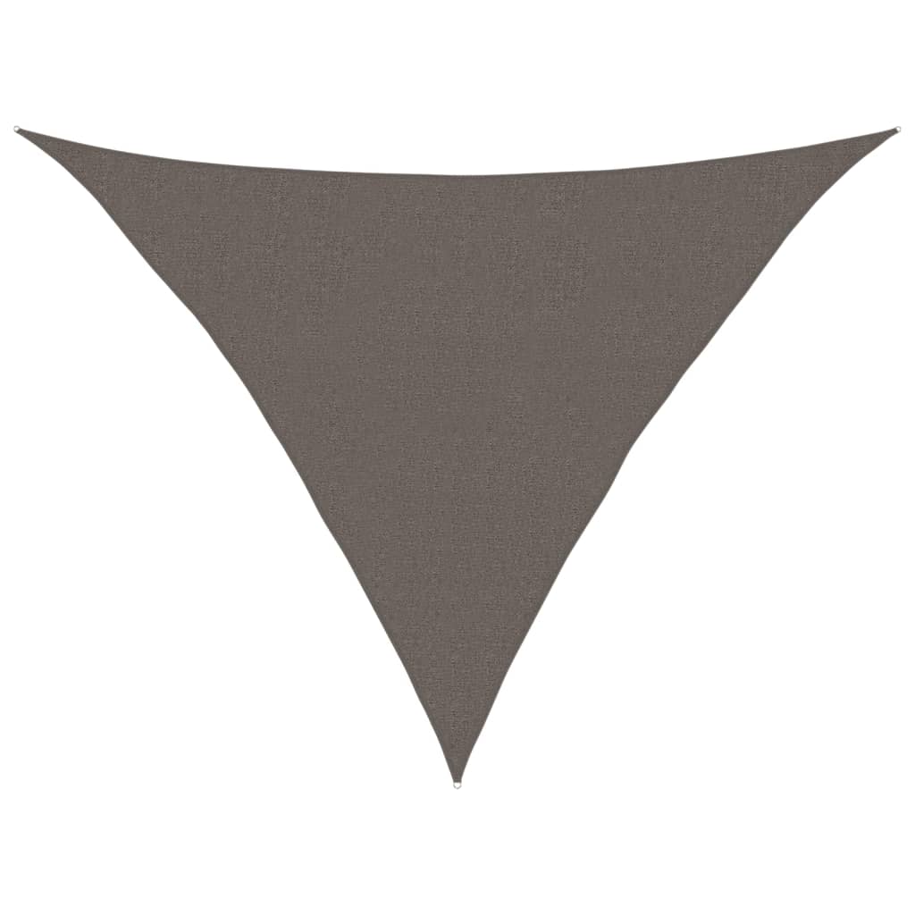 vidaXL Πανί Σκίασης Ανθρακί 2,5 x 2,5 x 3,5 μ. από HDPE 160 γρ./μ²