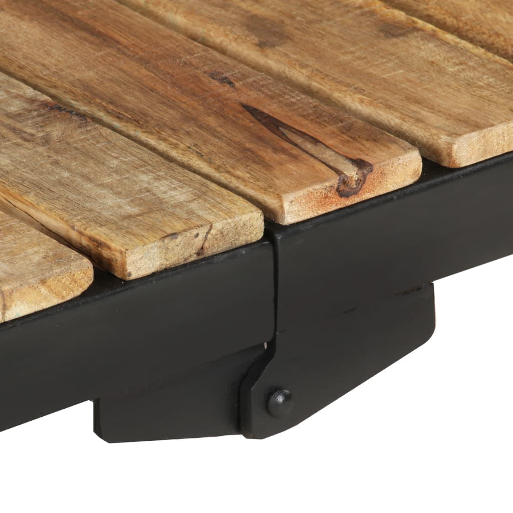 vidaXL Τρόλεϊ Κουζίνας 87 x 36 x 81 εκ. από Μασίφ Ξύλο Μάνγκο