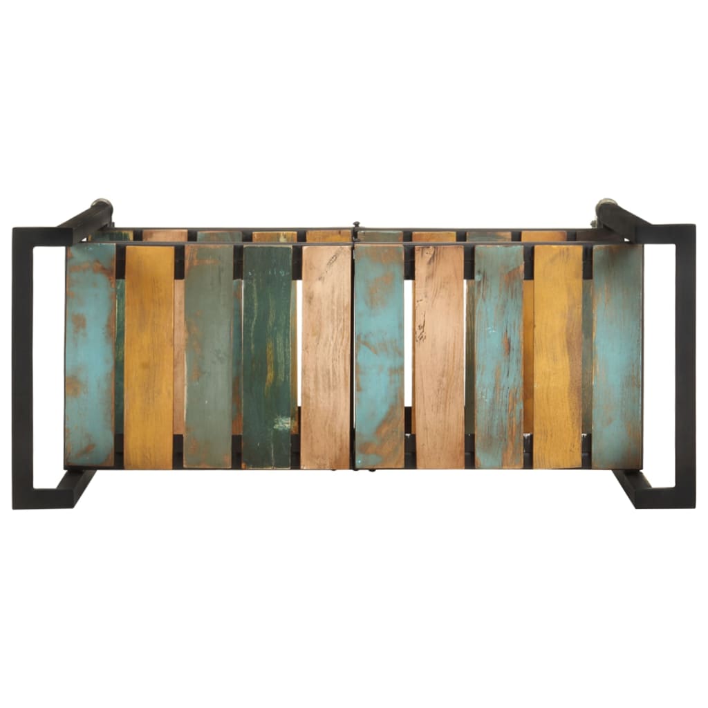 vidaXL Τρόλεϊ Κουζίνας 87 x 36 x 81 εκ. από Μασίφ Ανακυκλωμένο Ξύλο