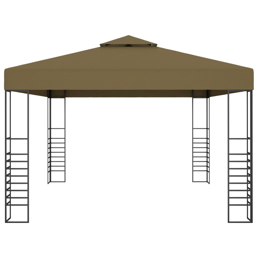 vidaXL Κιόσκι Taupe 3 x 4 μ. 180 γρ/μ²