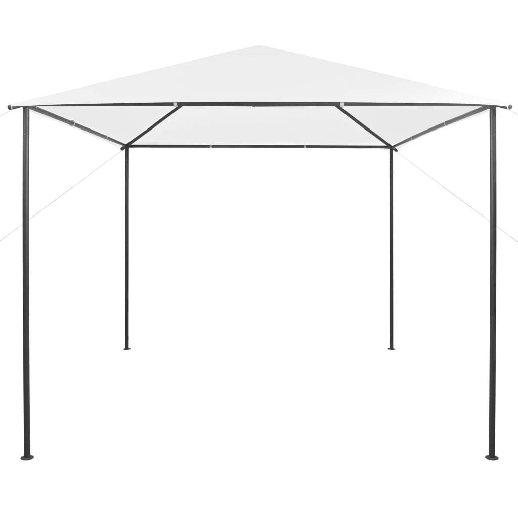vidaXL Κιόσκι Λευκό 3 x 3 x 2,9 μ. 180 γρ./μ²