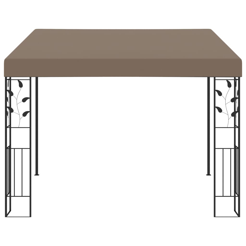 vidaXL Κιόσκι Επιτοίχιο Taupe 3 x 3 x 2,5 μ.