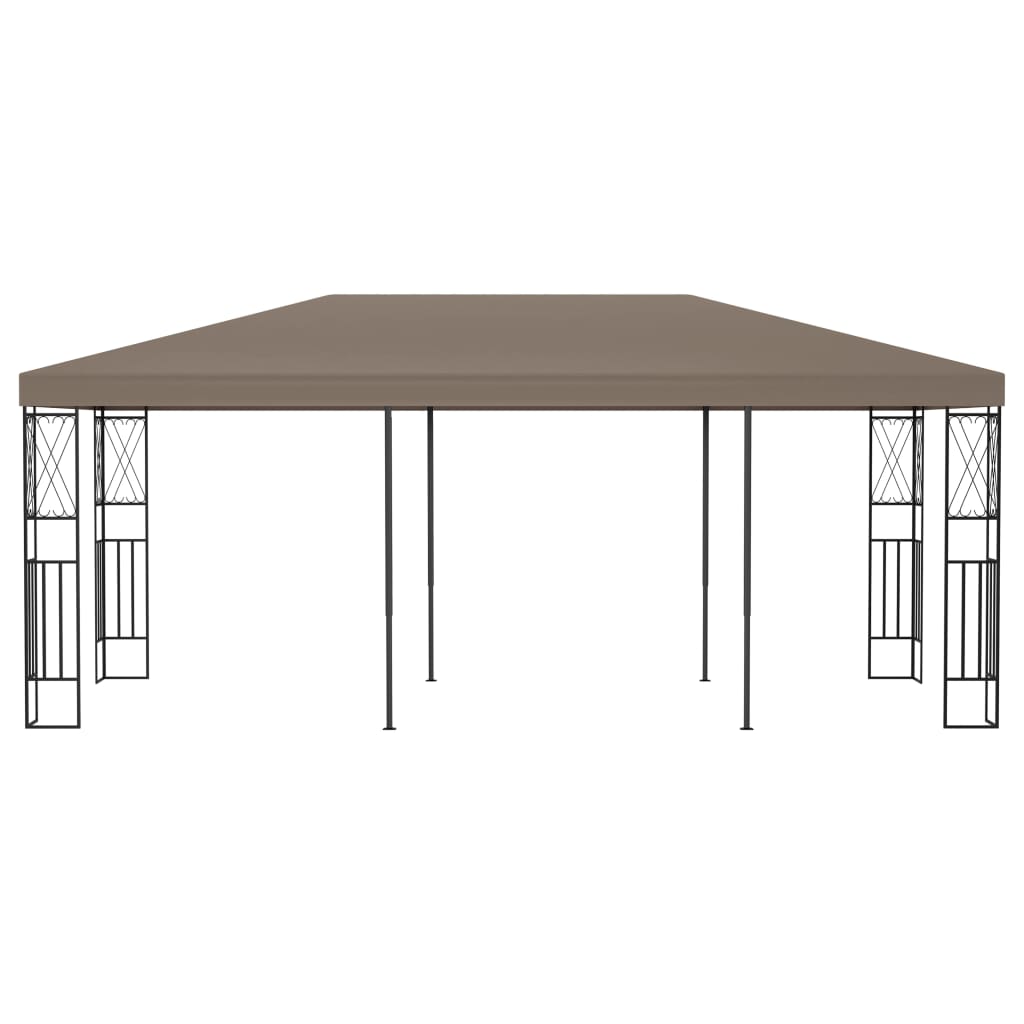 vidaXL Κιόσκι Taupe 6 x 3 μ. Ύφασμάτινο