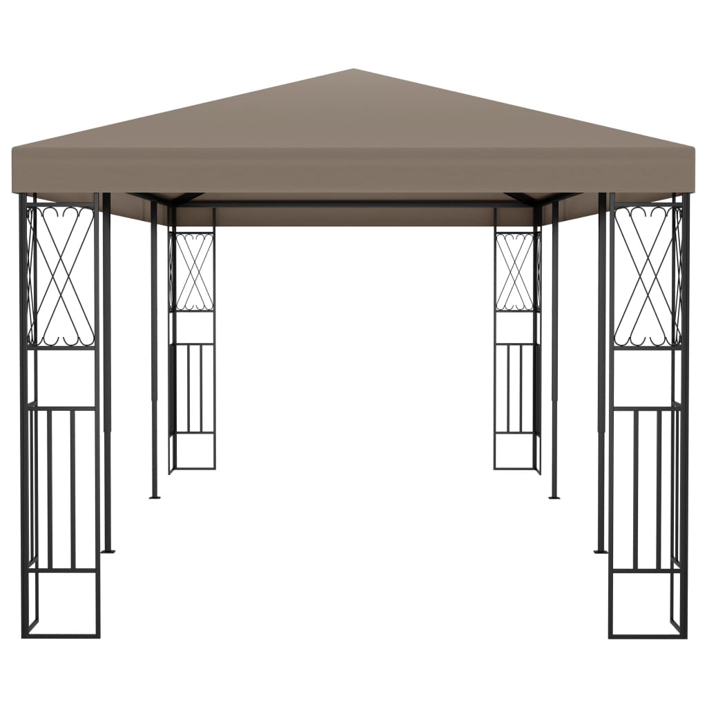 vidaXL Κιόσκι Taupe 6 x 3 μ. Ύφασμάτινο