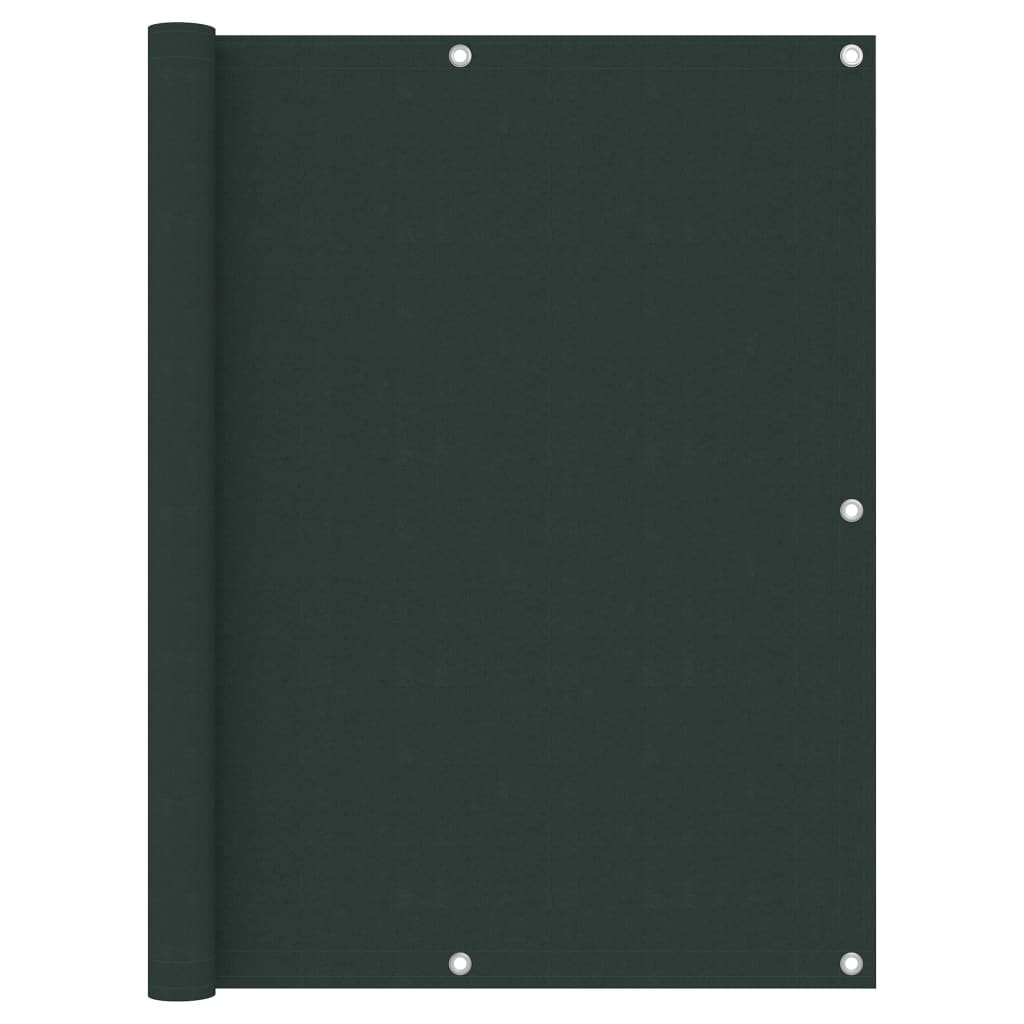 vidaXL Διαχωριστικό Βεράντας Σκούρο Πράσινο 120x600 εκ. Ύφασμα Oxford