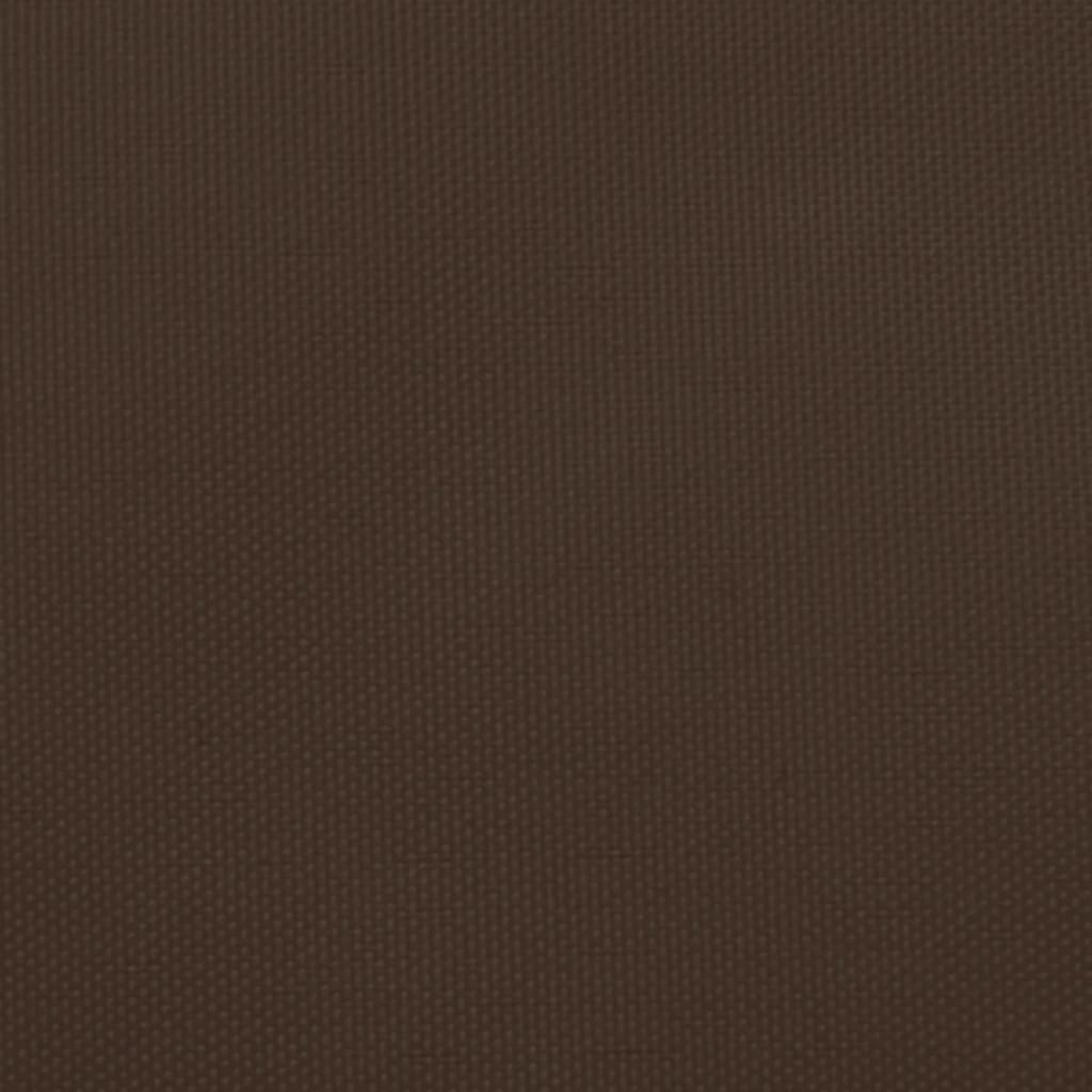 vidaXL Πανί Σκίασης Τρίγωνο Καφέ 2/4 x 3 μ. από Ύφασμα Oxford