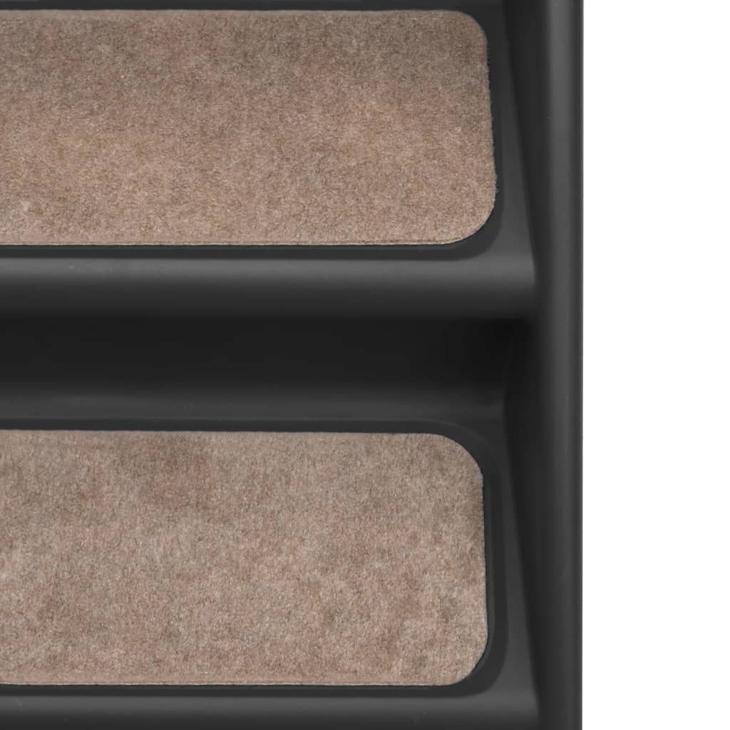 vidaXL Σκαλάκια για Σκύλους Πτυσσόμενα Μαύρα 62 x 40 x 49,5 εκ.