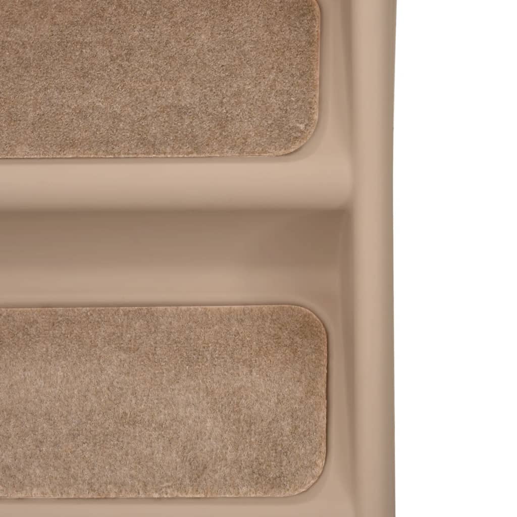 vidaXL Σκαλάκια για Σκύλους Πτυσσόμενα Καφέ 62 x 40 x 49,5 εκ.