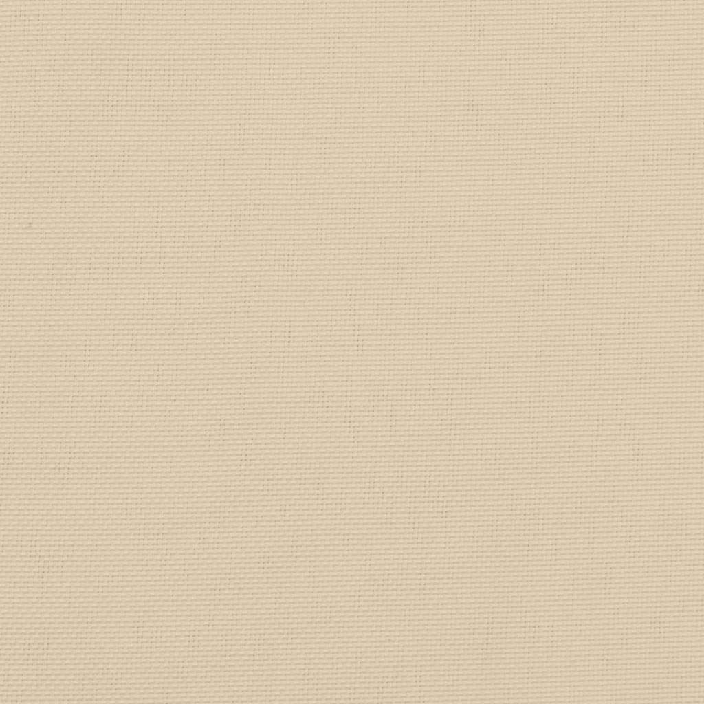 vidaXL Μαξιλάρια Καρέκλας Κήπου 2 τεμ. Μπεζ 40x40x4 εκ. Υφασμάτινα
