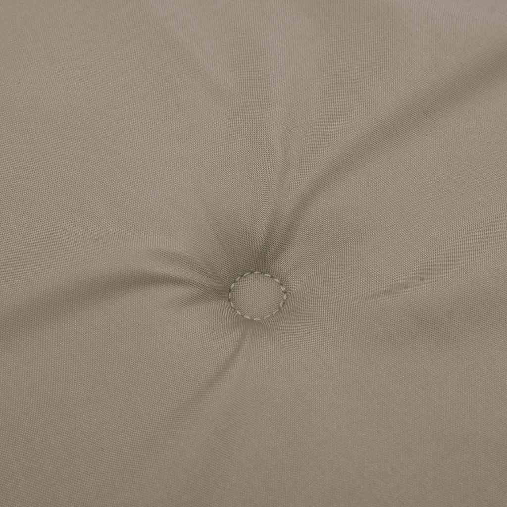 vidaXL Μαξιλάρια Καρέκλας Κήπου 2 τεμ. Taupe 40x40x4 εκ. Υφασμάτινα