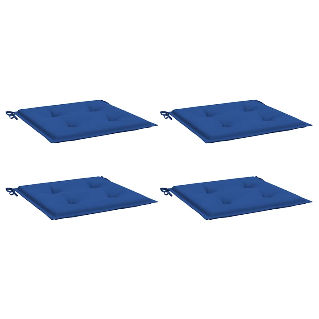 vidaXL Μαξιλάρια Καρέκλας Κήπου 2 τεμ. Μπορντό 40x40x4 εκ. Υφασμάτινα