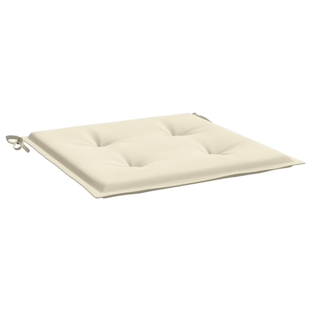 vidaXL Μαξιλάρια Καρέκλας Κήπου 6 τεμ. Κρεμ 50x50x3 εκ. Ύφασμα Oxford