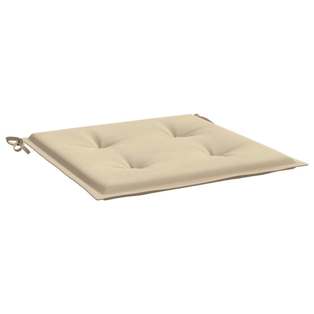 vidaXL Μαξιλάρια Καρέκλας Κήπου 6 τεμ. Μπεζ 50x50x4 εκ. Ύφασμα Oxford