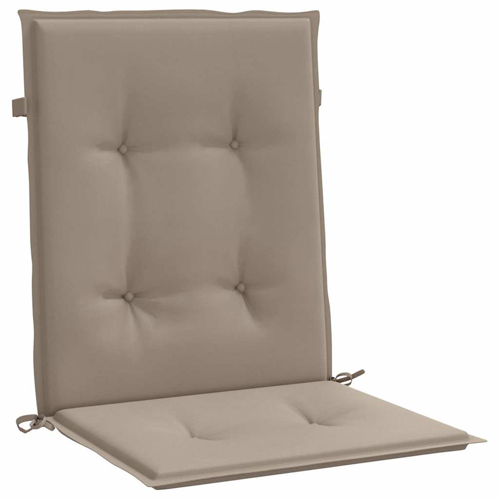 vidaXL Μαξιλάρια καρέκλας κήπου 6 τμχ. Taupe 100 x 50 x 3 cm