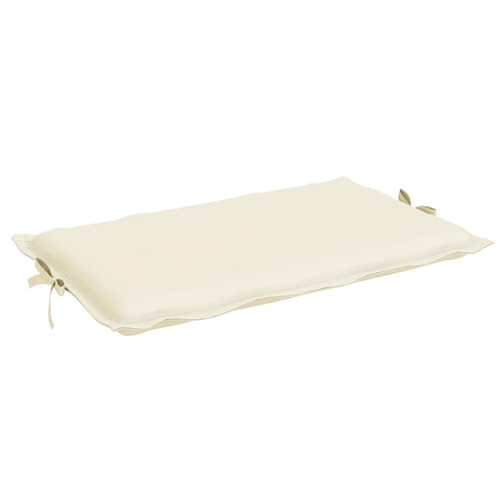 vidaXL Μαξιλάρι Ξαπλώστρας Κρεμ 186x58x4 εκ. από Ύφασμα Oxford