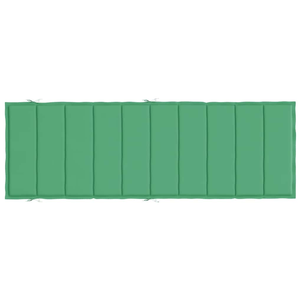 vidaXL Μαξιλάρι Ξαπλώστρας Πράσινο 186x58x4 εκ. από Ύφασμα Oxford