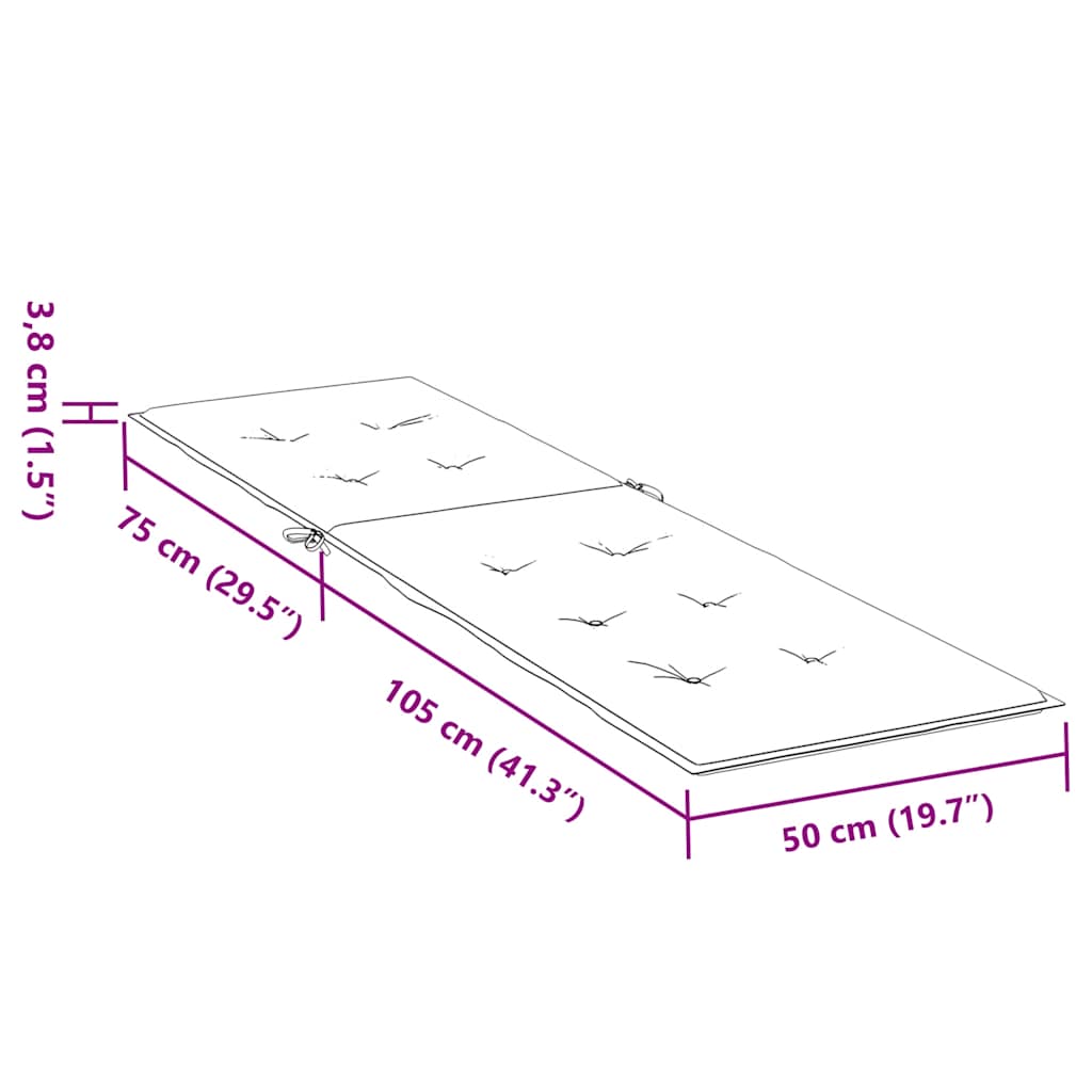 vidaXL Μαξιλάρι Σεζλόνγκ Μπεζ (75+105) x 50 x 4 εκ.