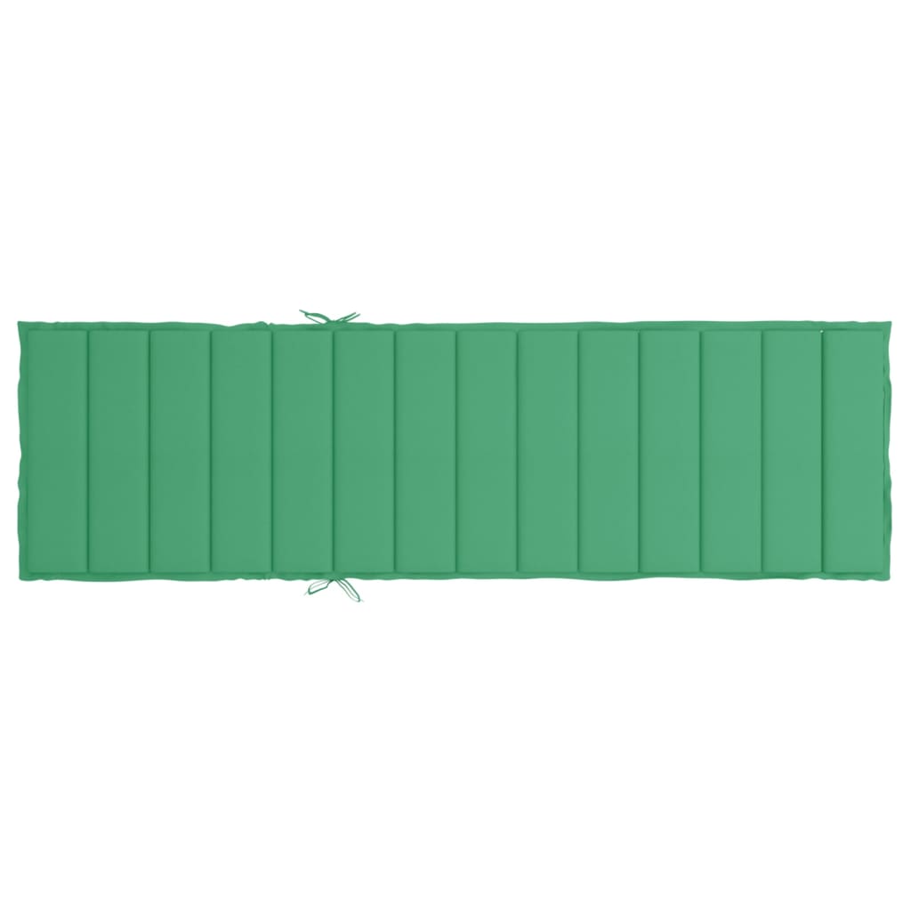 vidaXL Μαξιλάρι Ξαπλώστρας Πράσινο 200 x 50 x 3 εκ. από Ύφασμα Oxford
