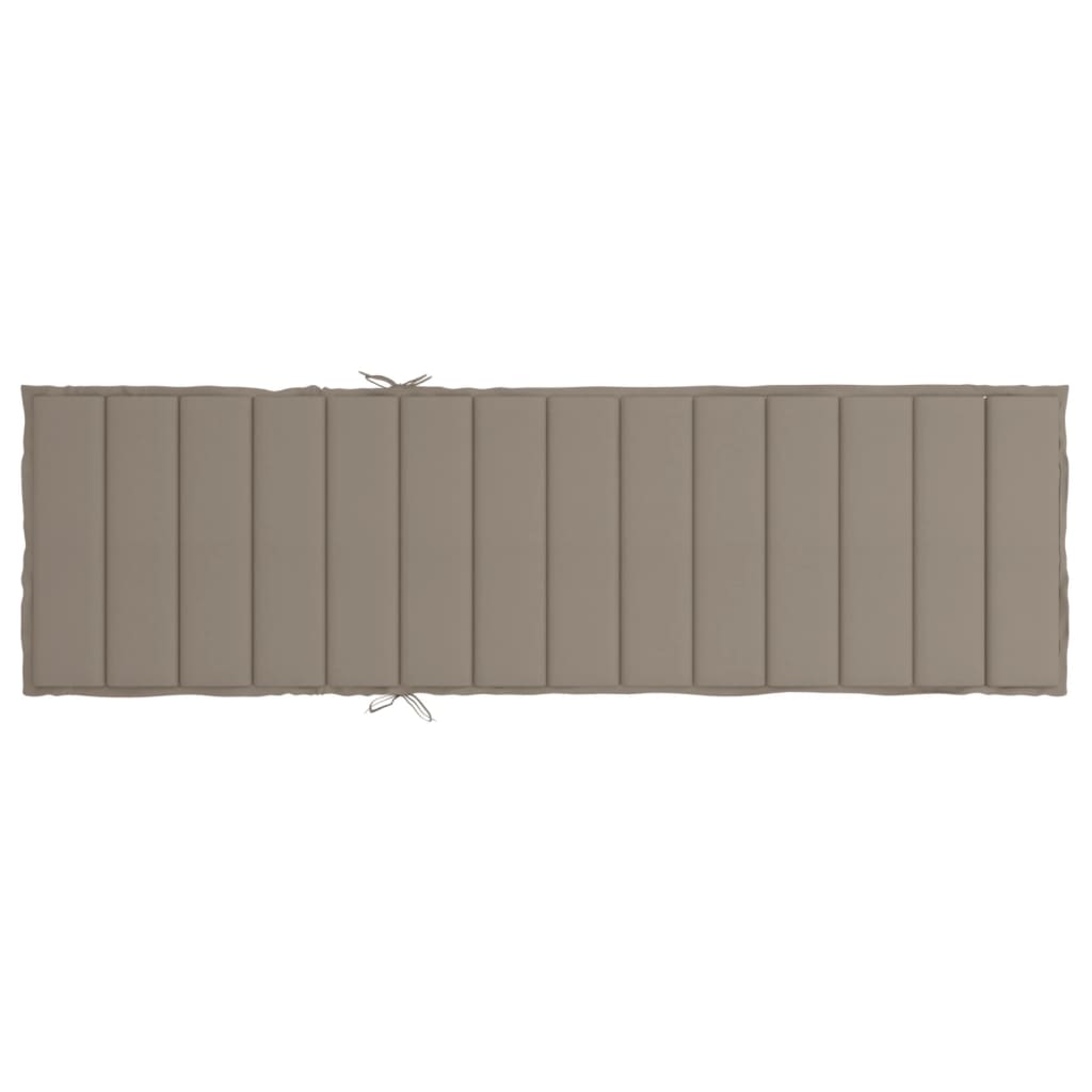 vidaXL Μαξιλάρι Ξαπλώστρας Taupe 200 x 60 x 3εκ. από Ύφασμα Oxford