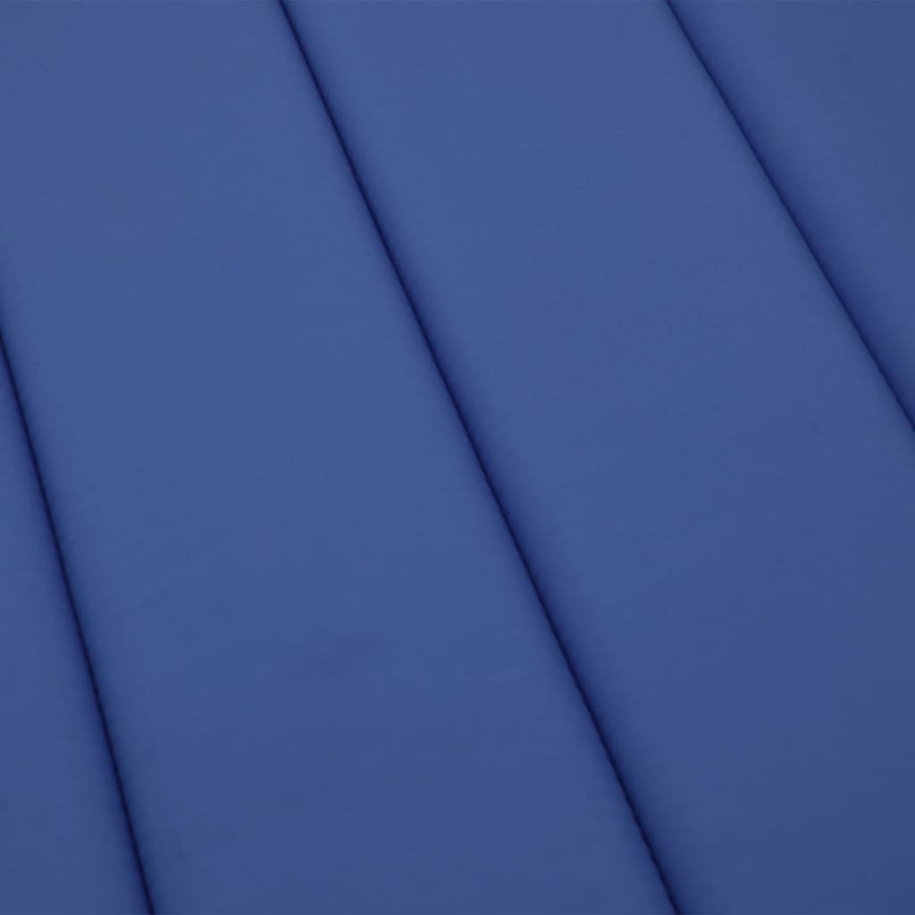 vidaXL Μαξιλάρι Ξαπλώστρας Μπλε Ρουά 200x60x3 εκ. από Ύφασμα Oxford