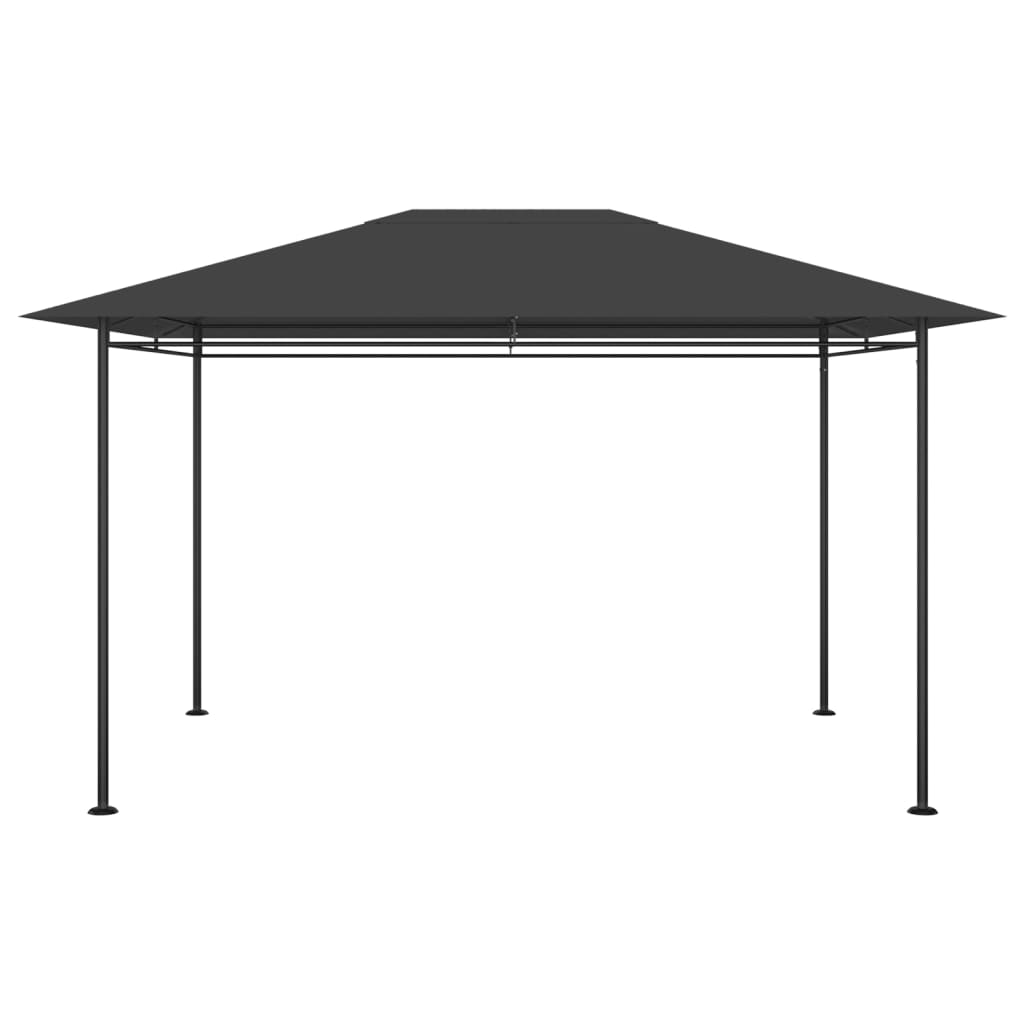 vidaXL Κιόσκι Ανθρακί 384x281x270 εκ. 180 γρ./μ²