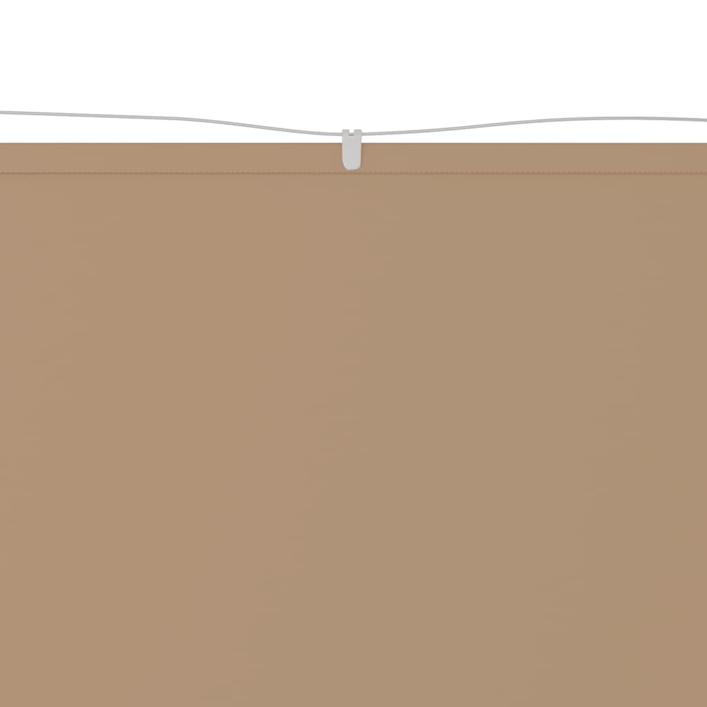 vidaXL Τέντα Κάθετη Taupe 140 x 800 εκ. από Ύφασμα Oxford