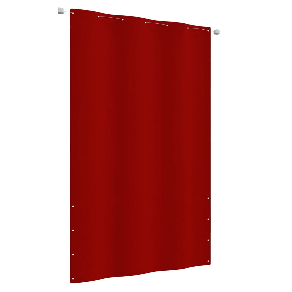 vidaXL Διαχωριστικό Βεράντας Κόκκινο 140 x 240 εκ. Ύφασμα Oxford