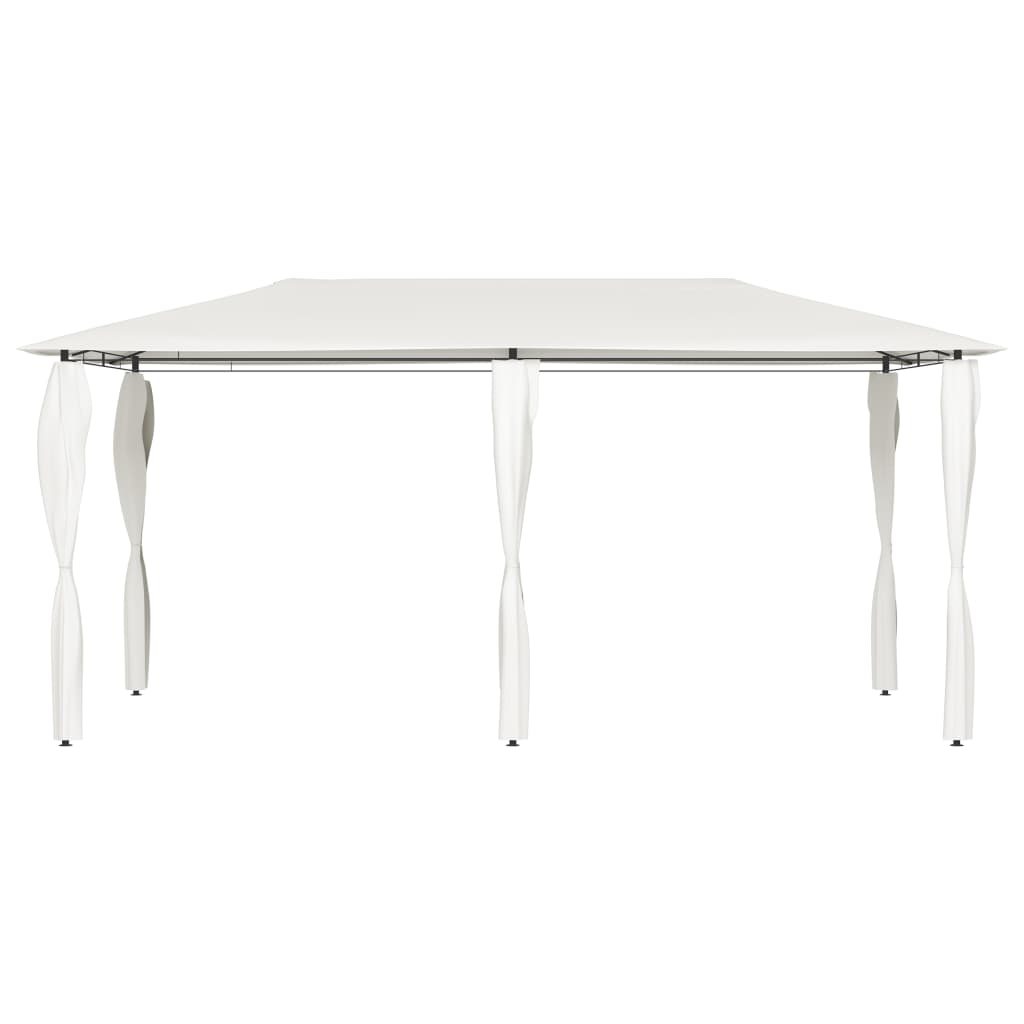 vidaXL Κιόσκι με Καλύμματα Στύλων Κρεμ 2,98x5,3x2,59 μ. 160 γρ./μ²