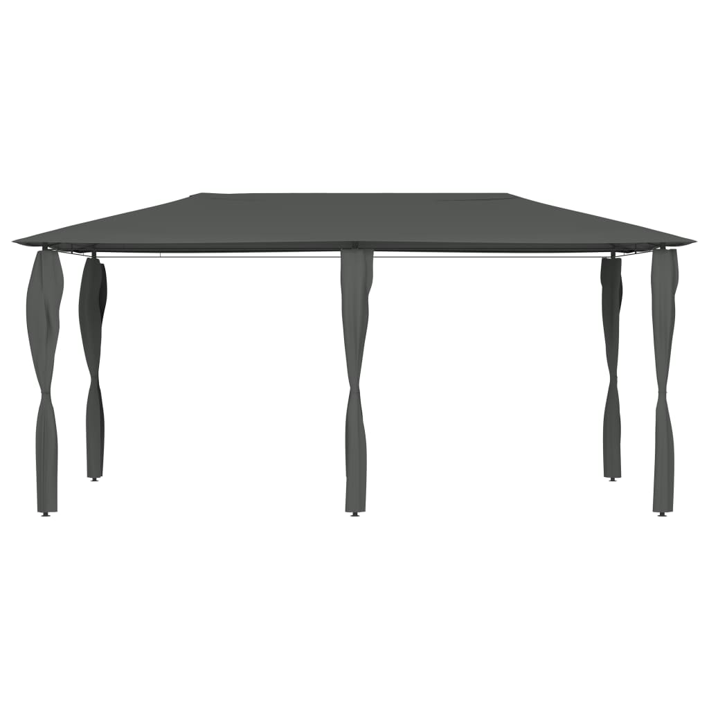 vidaXL Κιόσκι με Καλύμματα Στύλων Ανθρακί 2,98x5,3x2,59 μ. 160 γρ./μ²