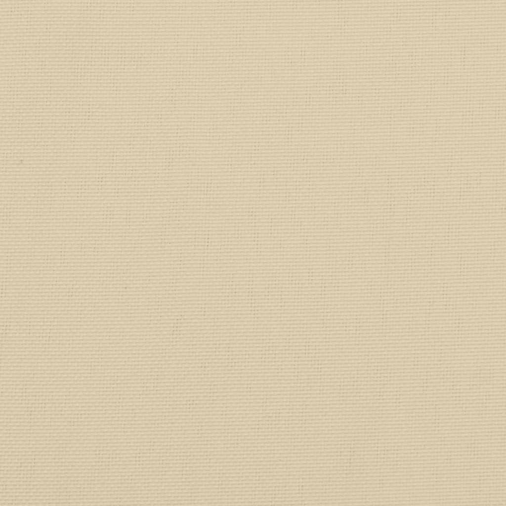 vidaXL Μαξιλάρια Καρέκλας Κήπου 6 τεμ. Μπεζ 50x50x7 εκ. Υφασμάτινα