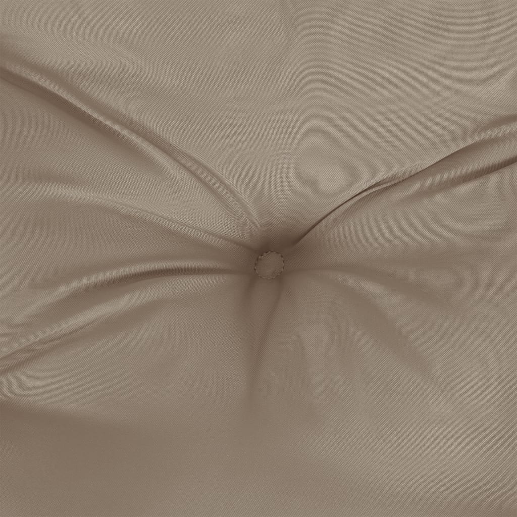 vidaXL Μαξιλάρια Καρέκλας Κήπου 6 τεμ. Taupe 50x50x7 εκ. Oxford Ύφασμα