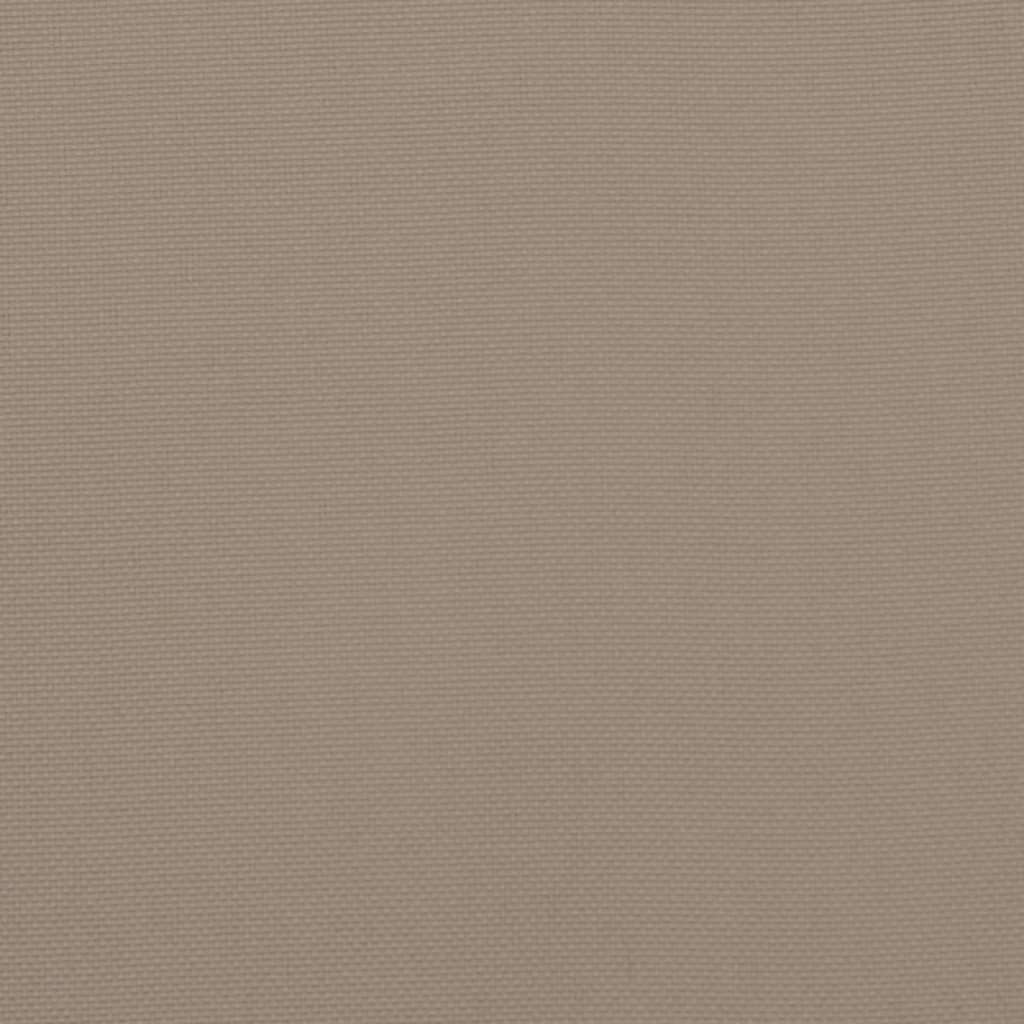 vidaXL Μαξιλάρια Καρέκλας Κήπου 6 τεμ. Taupe 50x50x7 εκ. Oxford Ύφασμα