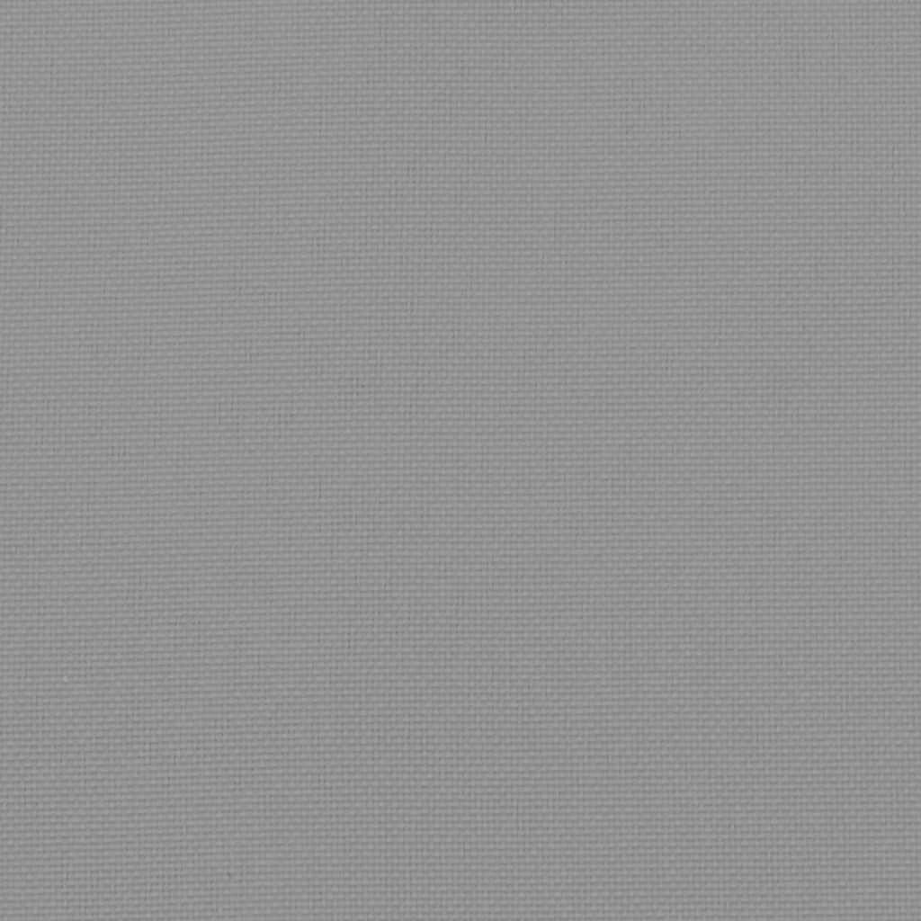 vidaXL Μαξιλάρι Πάγκου Κήπου Γκρι 100x(50+50)x7 εκ. Ύφασμα Oxford
