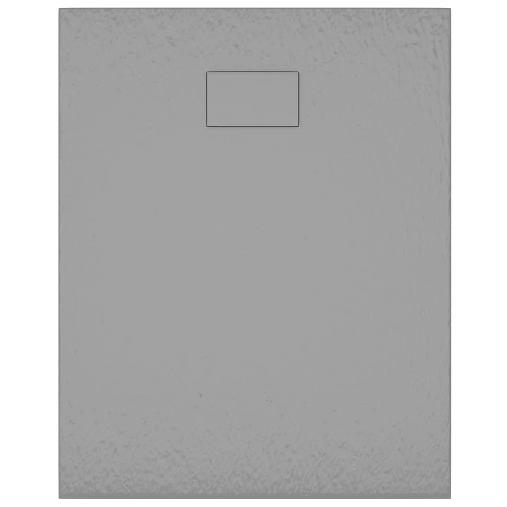 vidaXL Βάση Ντουζιέρας Γκρι 100 x 80 εκ. από SMC