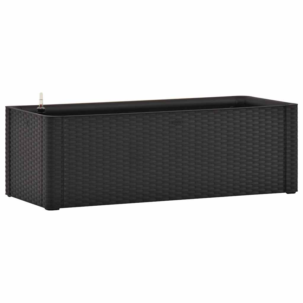 vidaXL Ζαρντινιέρα Κήπου Ανθρακί 100x43x33 εκ. με Αυτόματο Πότισμα
