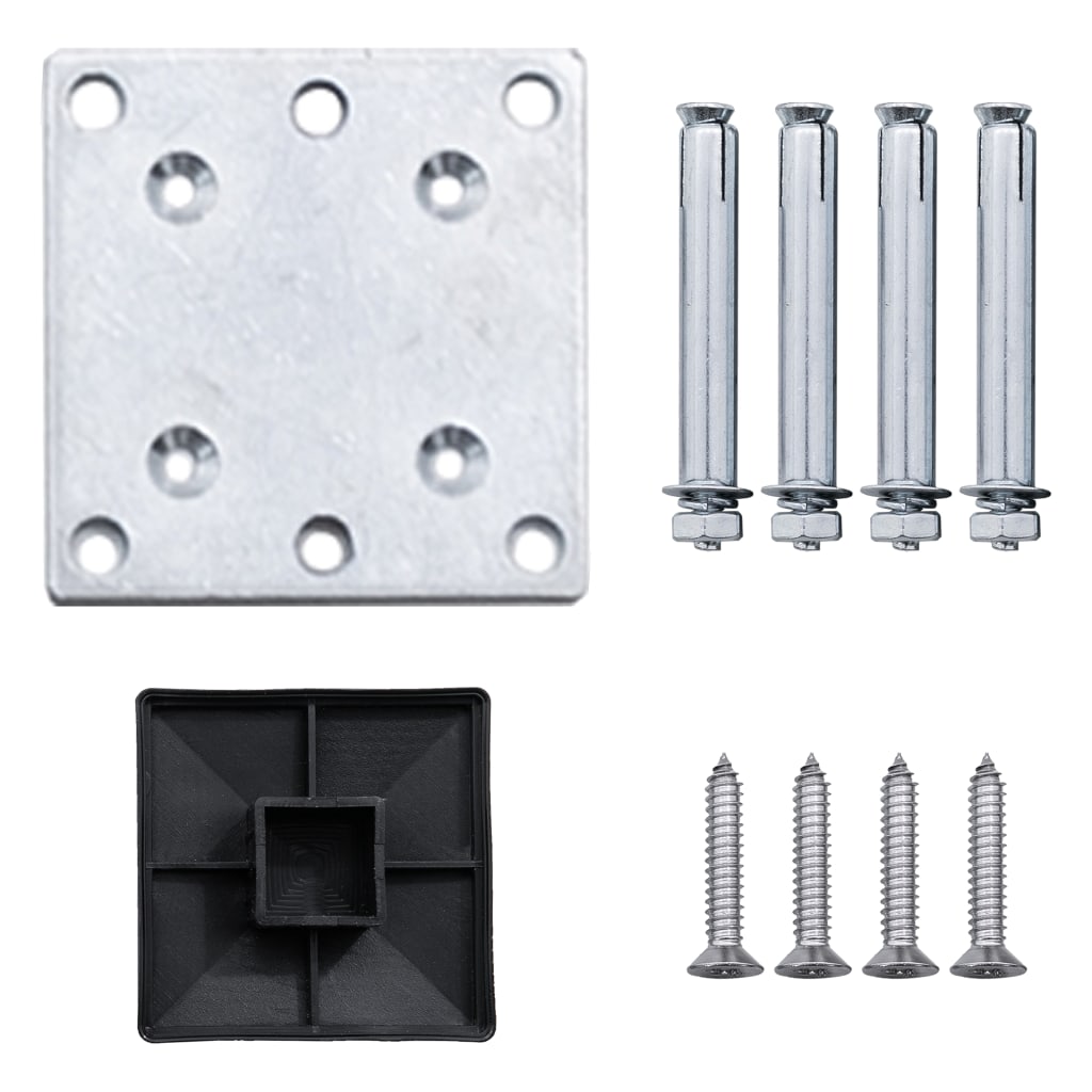 vidaXL Πάνελ Περίφραξης Γκρι 175 x 146 εκ. από WPC