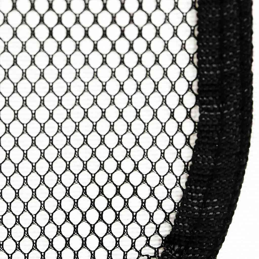 vidaXL Πάρκο Σκύλου Πτυσσόμενο Μαύρο 125x125x61 εκ. με Σάκο Μεταφοράς