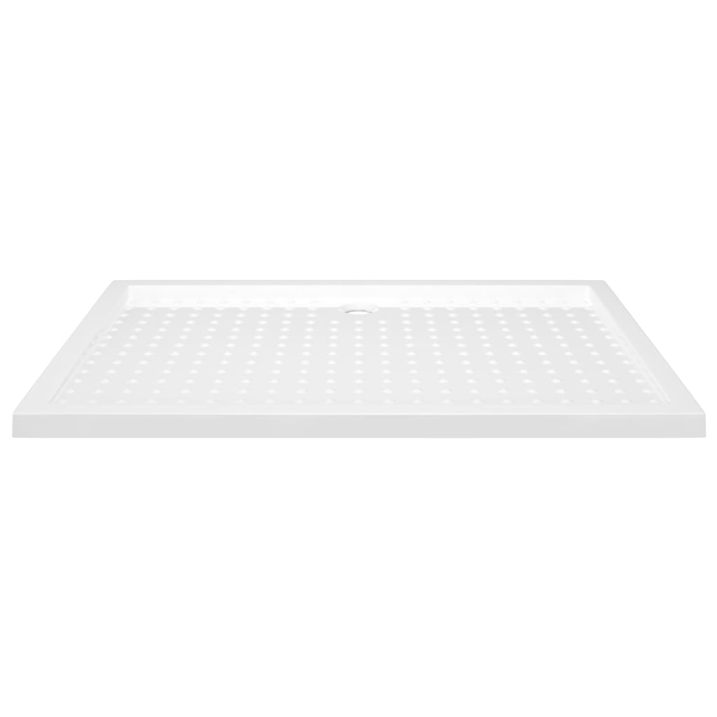 vidaXL Βάση Ντουζιέρας με Σχέδιο Τάπας Λευκή 80 x 120 x 4 εκ. από ABS