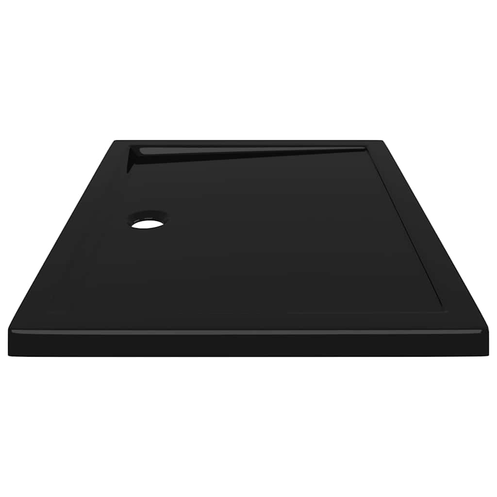 vidaXL Βάση Ντουζιέρας Ορθογώνια Μαύρη 70 x 90 εκ. από ABS