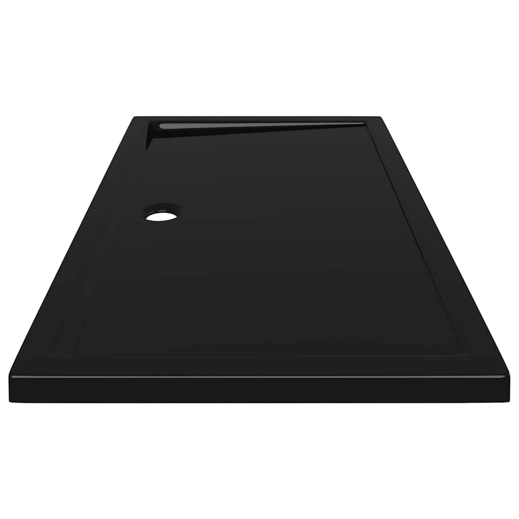 vidaXL Βάση Ντουζιέρας Ορθογώνια Μαύρη 70 x 120 εκ. από ABS