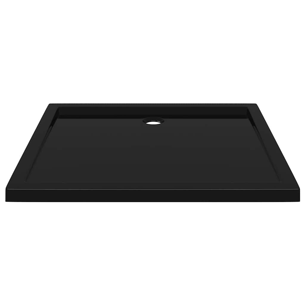 vidaXL Βάση Ντουζιέρας Ορθογώνια Μαύρη 80 x 90 εκ. από ABS