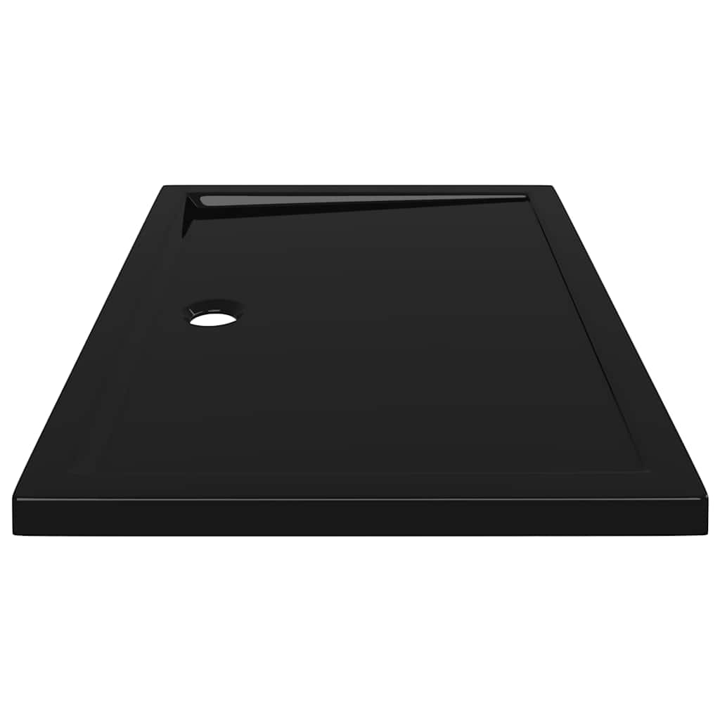 vidaXL Βάση Ντουζιέρας Ορθογώνια Μαύρη 80 x 110 εκ. από ABS