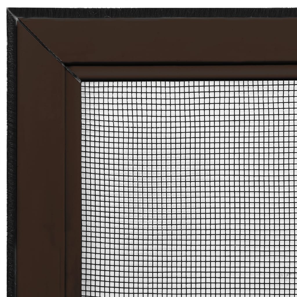 vidaXL Σήτα Παραθύρου Επεκτεινόμενη Καφέ (100-193)x75 εκ.